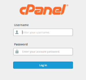 登录cPanel面板