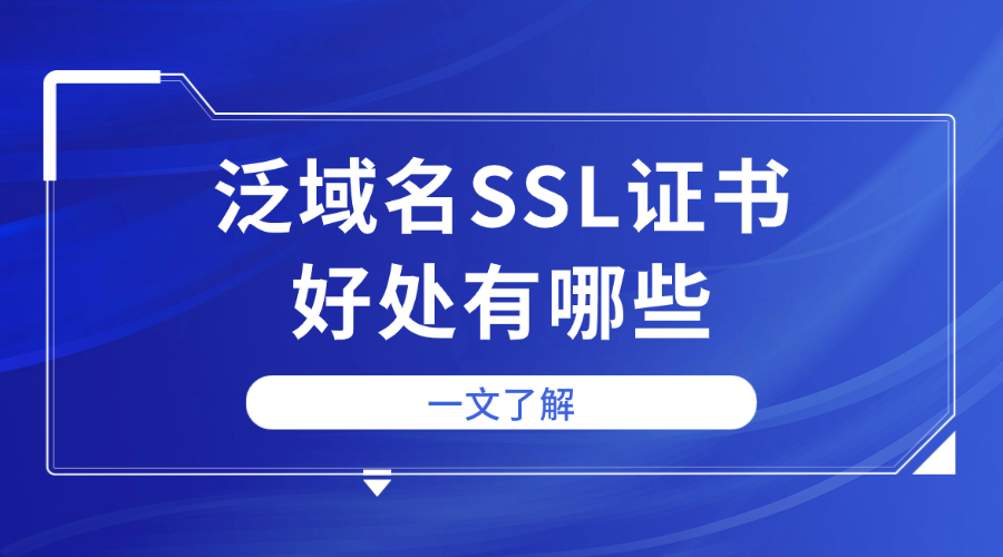 泛域名SSL证书