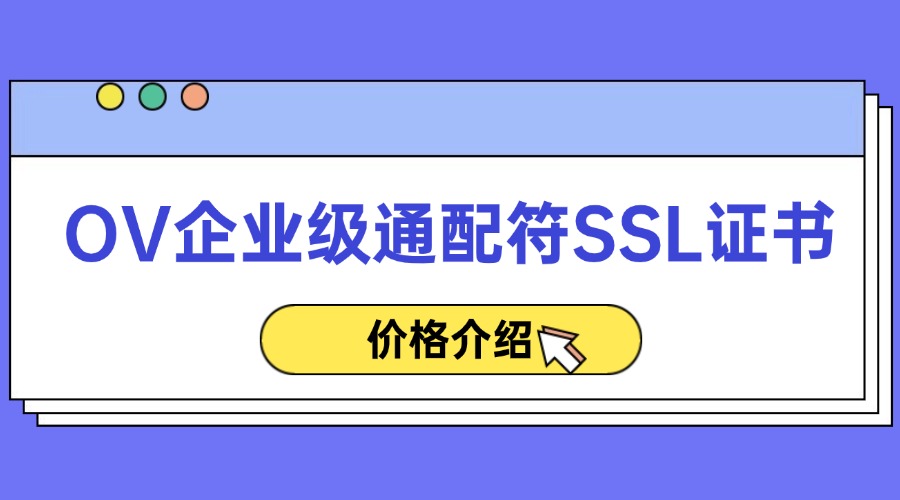 OV企业级通配符SSL证书