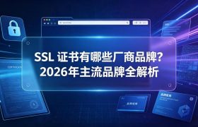 SSL证书有哪些厂商品牌